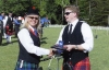 Kelly is awarded Grade 4 Piper of the Day in Gatlinburg, TN Highland Games